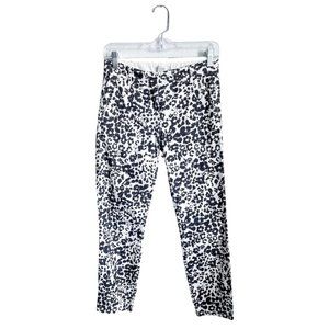 J. Crew Favorite Fit Snow Leopard Print Pant